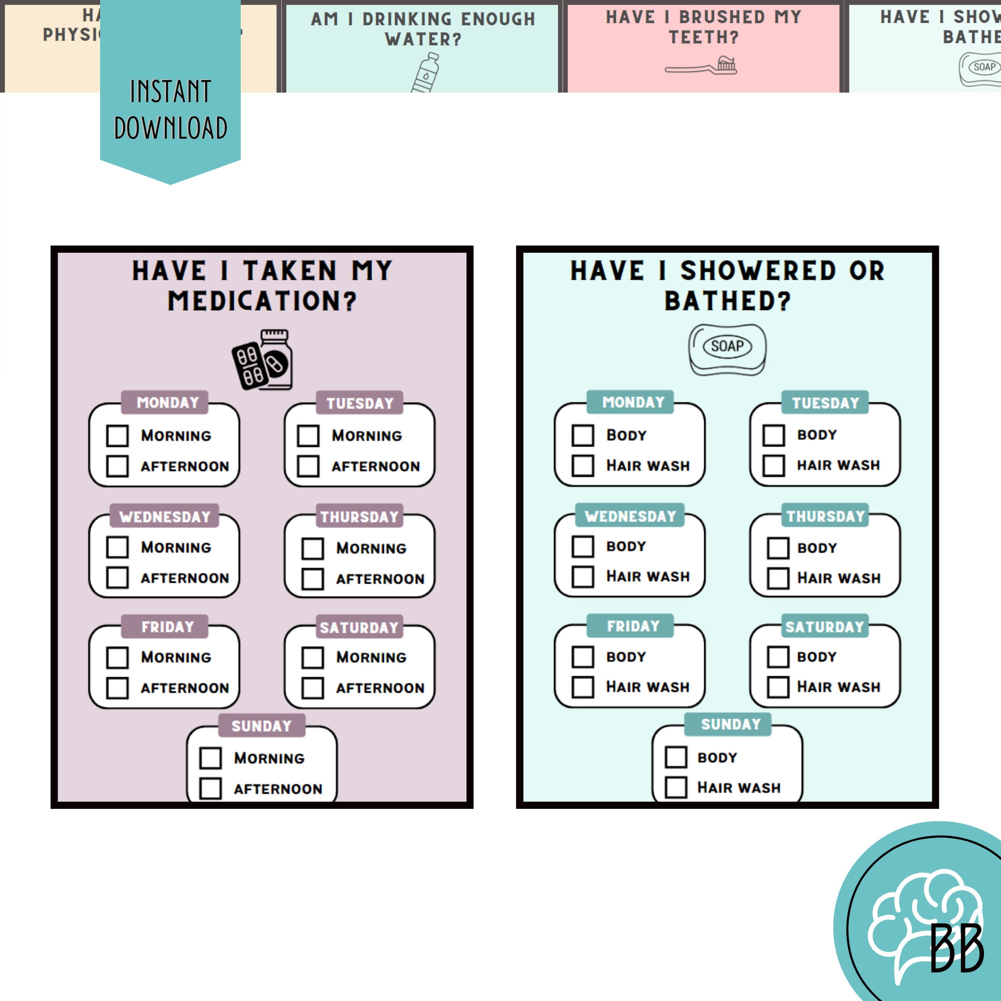 Dementia Support Bundle: Alzheimer's Memory Reminder Cards for Home Care | Daily Activity ...