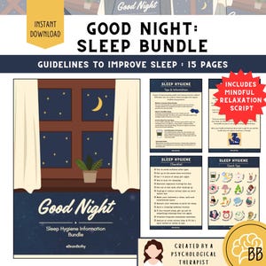 Sleep Hygiene Guide: Self Care & Relaxation (PDF Download)
