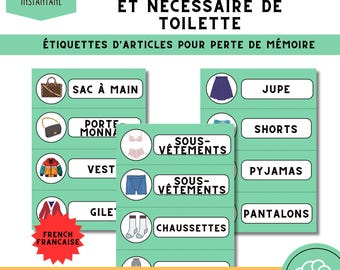 Franska klädetiketter för demens och minnesförlust (PDF)