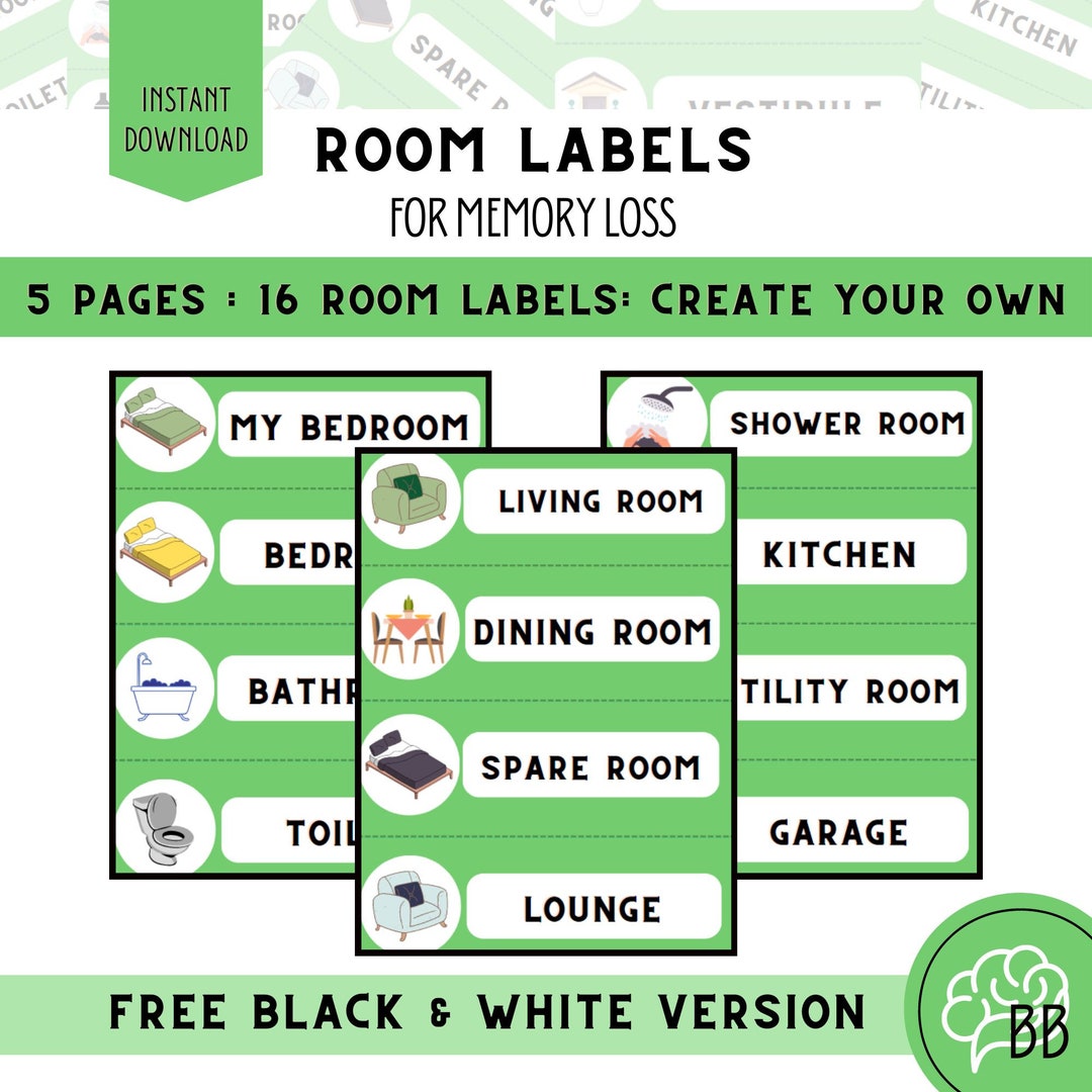 Room Signs, Hospital Signs, Nursing Supplies, Alzheimer's Disease, Lewy