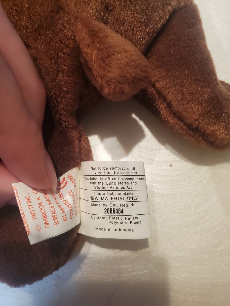 Rare Canadian Beanie Baby :chocolate - Etsy