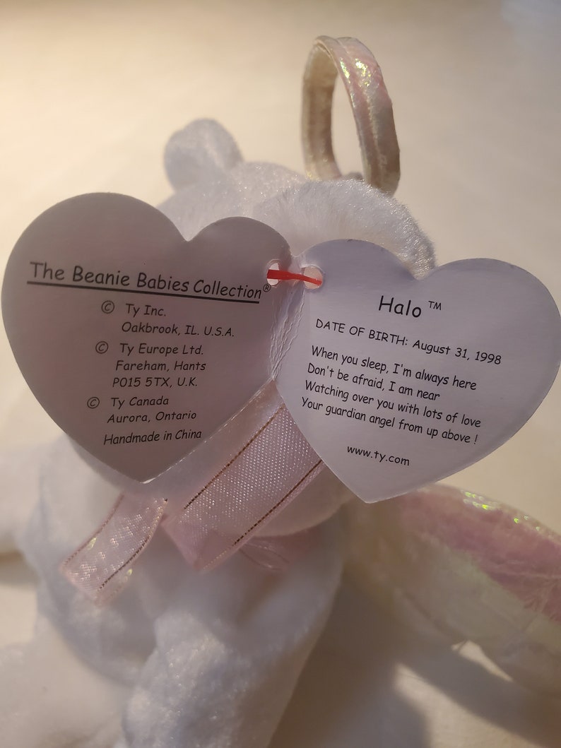 Rare Halo Beanie Baby - Etsy