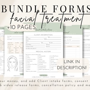 Editable Facial Skin Analysis Form, Esthetician Forms Face Mapping ...