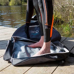 Cosimac Cosi Mat Bag / Bolsa plegable portátil para cambiar la playa, bolsa acolchada impermeable para kit húmedo, traje de baño mojado, cambio de surf, embarque, kayak imagen 1