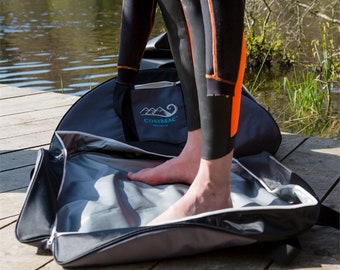 Cosimac Cosi Mattentasche | Faltbare bewegliche Strand ändern wasserdichte gepolsterte Tasche für nass Kit nass Badeanzug wechseln Surfen Boarding Kayaking