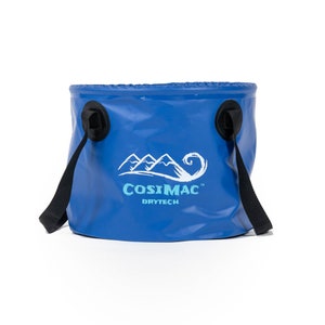 Bolsa tipo cubo plegable Cosimac de 13 litros: cubo de playa portátil, plegable e impermeable. Uso para cambiarse de traje de baño y nadar al aire libre. imagen 2