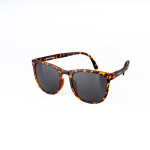 Occhiali da sole pieghevoli polarizzati Cosimac Finn - Marrone tartaruga / Nero - Leggeri, resistenti e comodi Protezione UVA+UVA al 100% con custodia