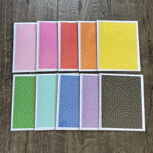 Set of 10 Greeting Cards, Blank Inside