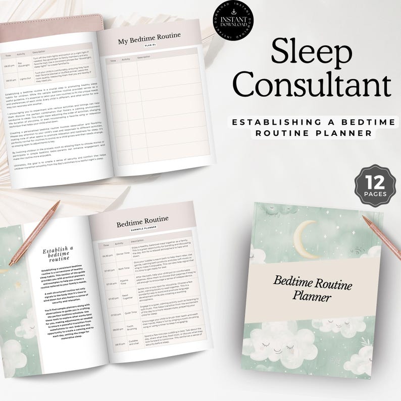 Sleep Consultant Template, Baby Sleep Guide, Toddler Sleep Guide