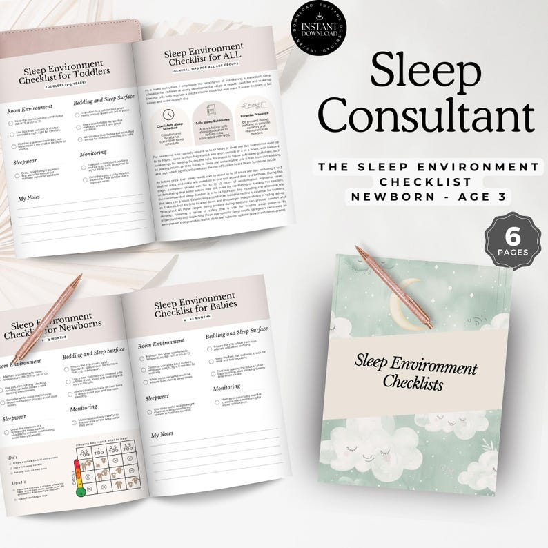 Sleep Consultant Template, Baby Sleep Guide, Toddler Sleep Guide