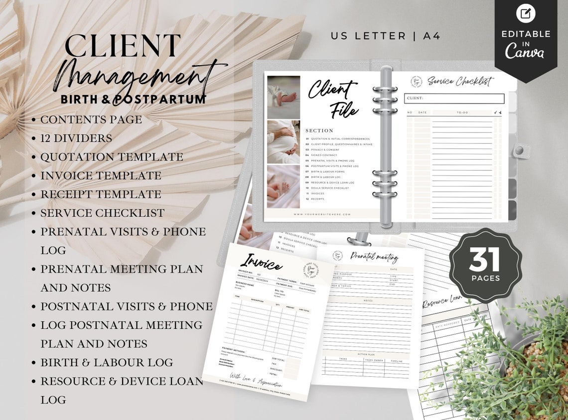 Full Spectrum Doula, Compete Paperwork Business Bundle, Start-up, Birth ...