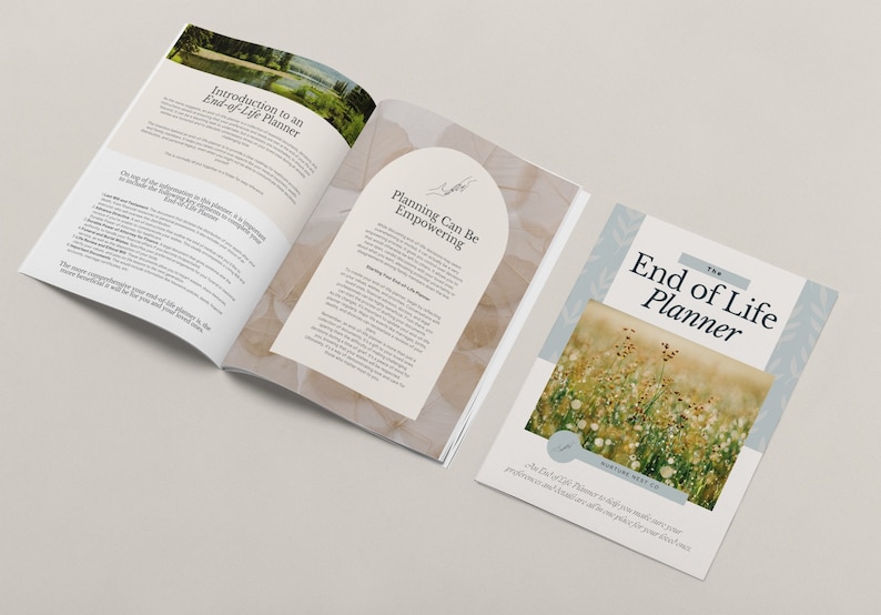 End of Life Plan, Death Doula Business Resource, End of Life Care Plan ...