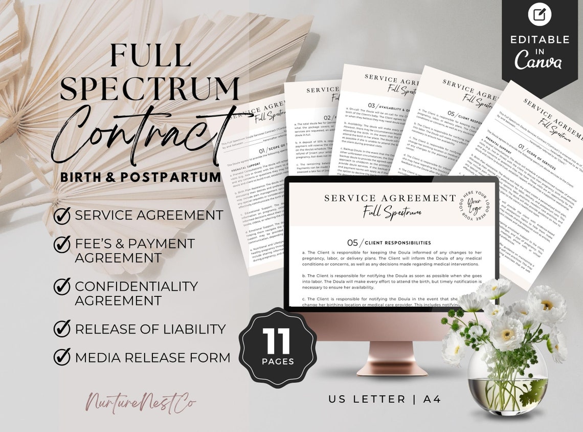 Full Spectrum Doula, Compete Paperwork Business Bundle, Start-up, Birth ...