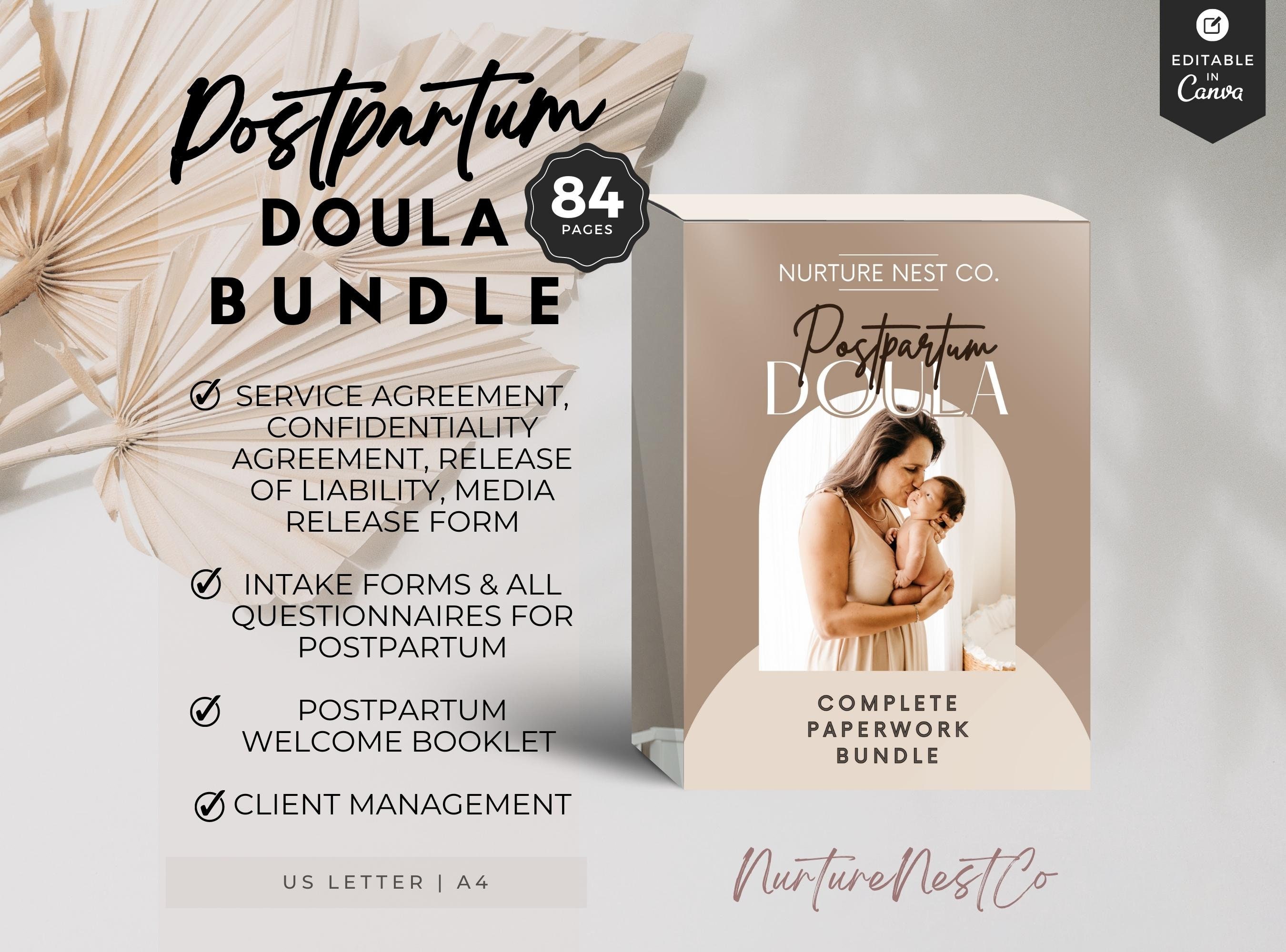 Postpartum Doula, Complete Paperwork Business Bundle, Start-up ...