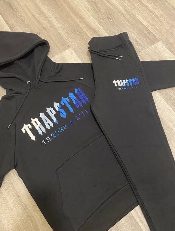 Brand New Black Ice Trapstar Chenille Decoded Tracksuit Etsy New Zealand