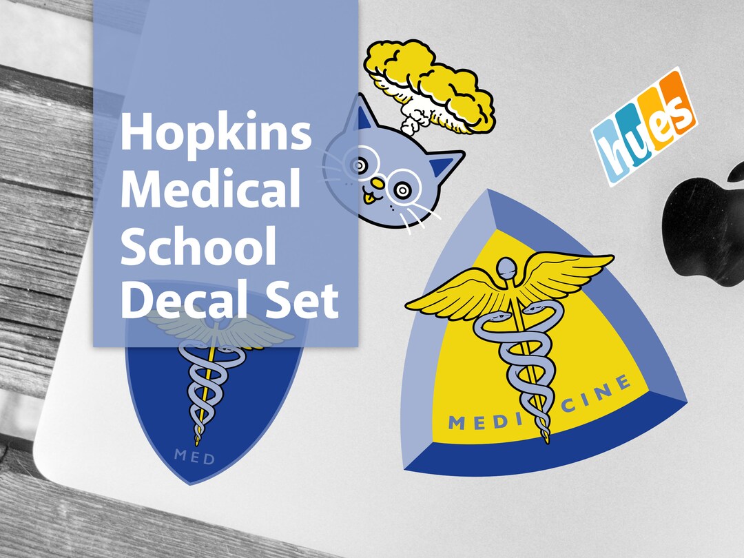 Johns Hopkins Medical School Kisscut Vinyl Decals Hopkins Med School