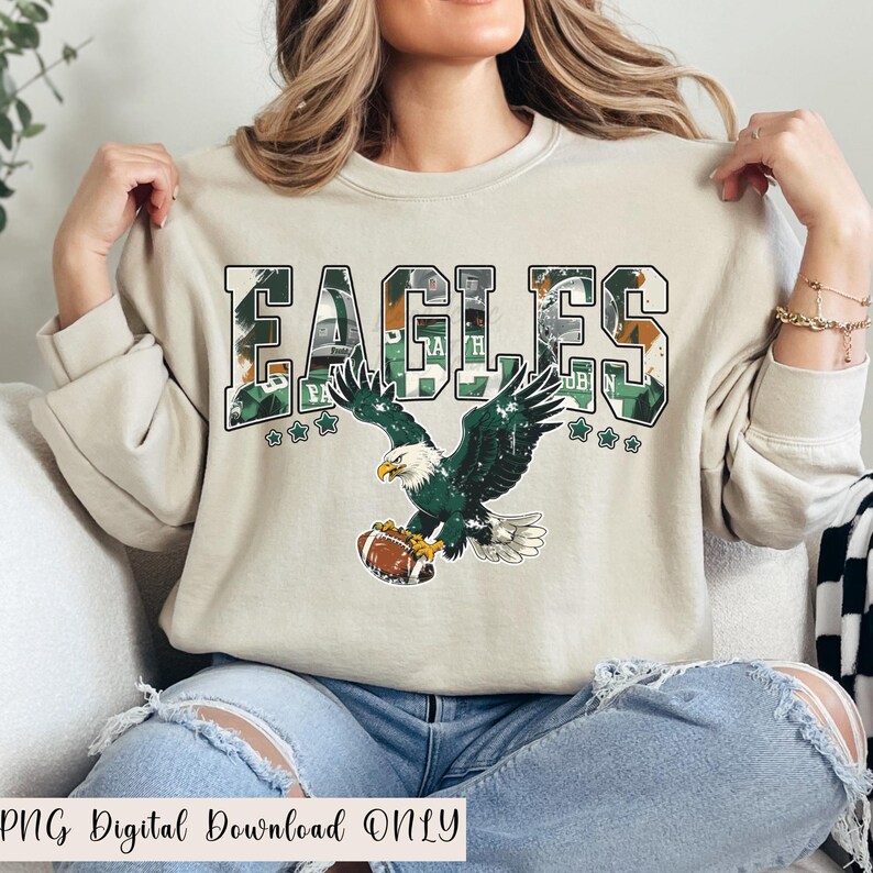 Eagles Football digital download sublimation design