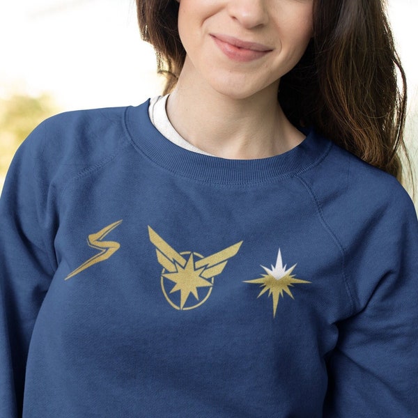 The Marvels Sweatshirt - Ms Marvel shirt - Captain Marvel shirt - MCU Shirt - Marvel sweatshirt - Photon Shirt - Avengers