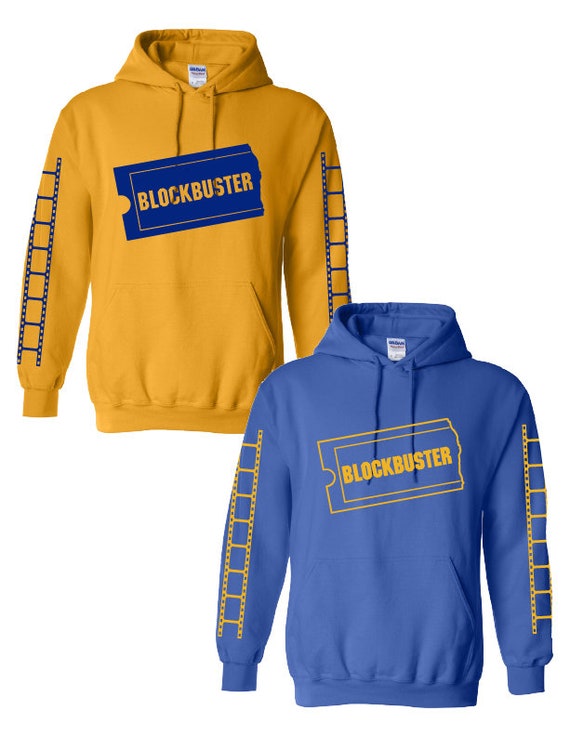 Retro Blockbuster Movie Hoodie - Etsy