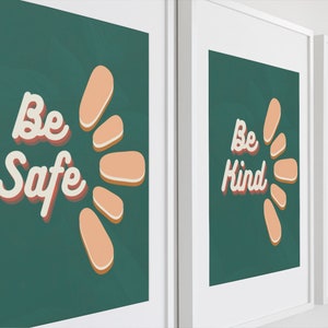 PBIS Klassenzimmer Poster - Retro Schriftarten und Farben - Grundschule Dekor - Lernposter - Klassenzimmer Dekoration - Lehrerbedarf