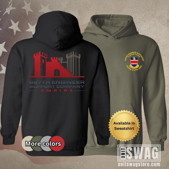 887 Engineer Support Company, Hoodie