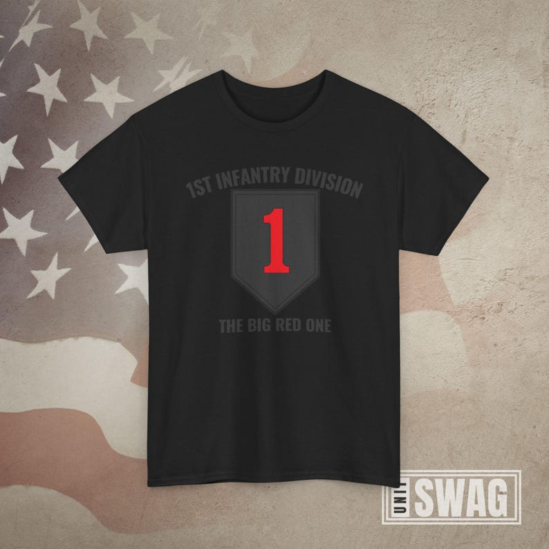 1st Infantry Division, T-shirt, 1ID, the Big Red One, BRO, Fort Riley ...