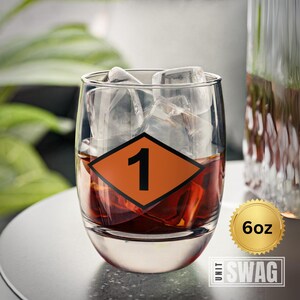 1st Ranger Battalion, Whiskey Glass, 1st BN, 75th Ranger Regiment, Distinctive Unit Insignia, Sua Sponte, RLTW, US Army, Veteran, Gift