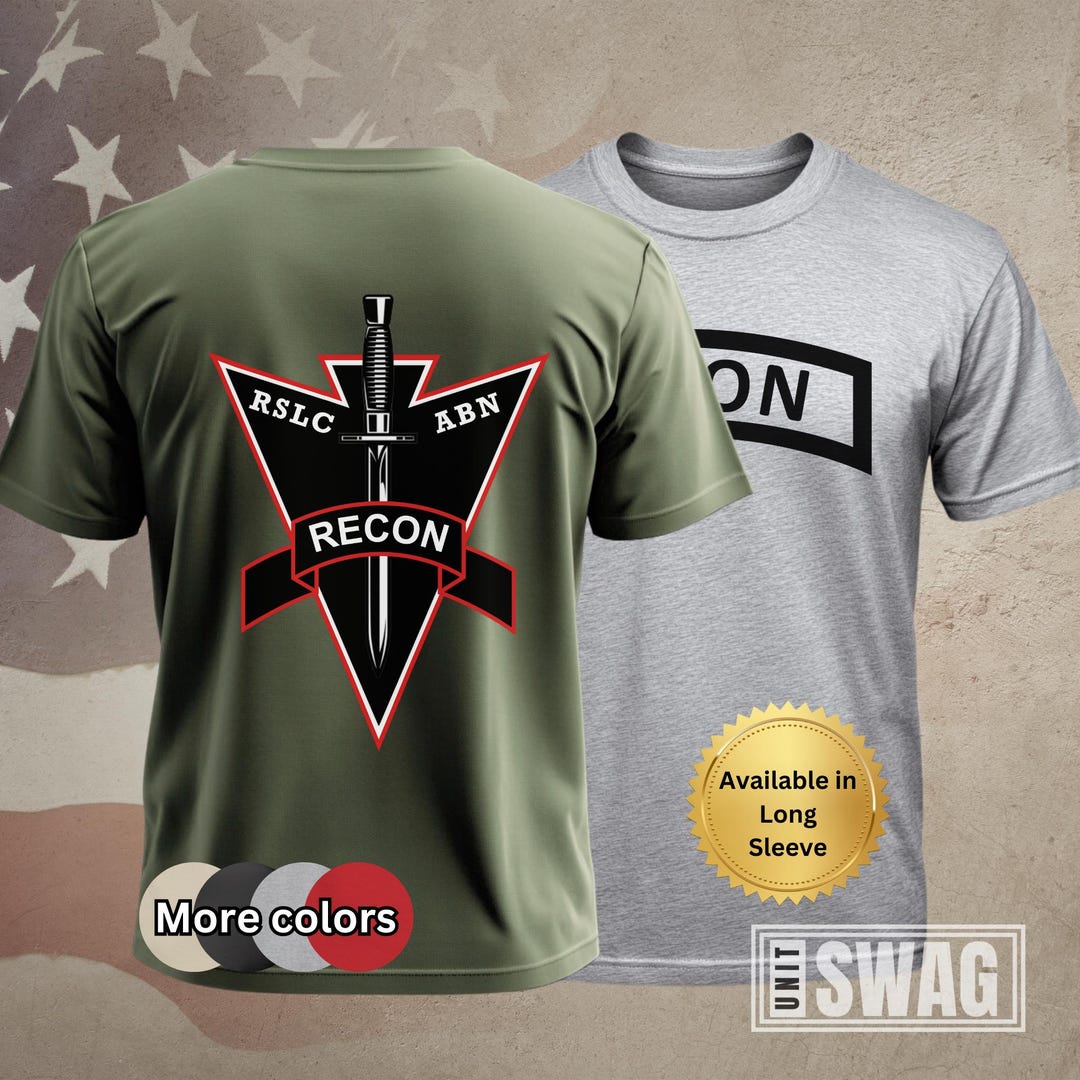 RECON, RSLC, T-shirt, Reconnaissance and Surveillance Leaders 