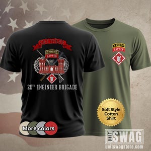 20th EN BDE, T-Shirt, Soft-Style, Cotton, Shirt