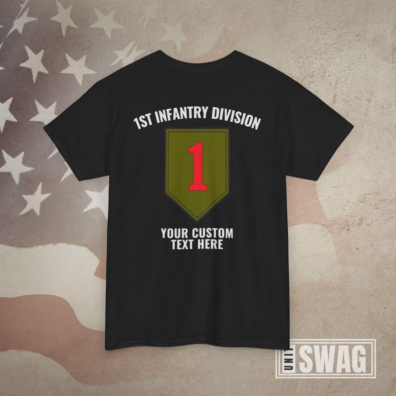 1st Infantry Division, T-shirt, Personalized, 1 ID, Custom, BRO, 1ID ...