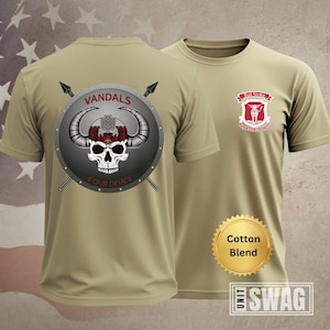 42nd CEC, Cotton T-shirt, Combat Engineer Company, Vandals, 39th Engineer Battalion