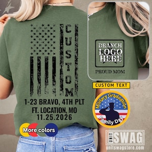 Basic Training Graduation Shirt Custom Boot Camp Graduation Shirt Custom Shirts for Army Family Day personalized company and platoon 14