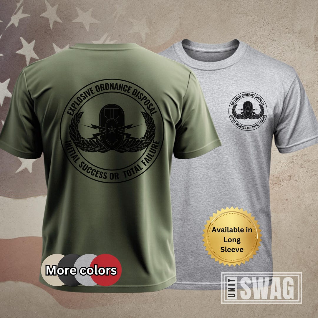 EOD, T-shirt, Explosive Ordnance Disposal, 89 Delta, 89D, Instructor ...