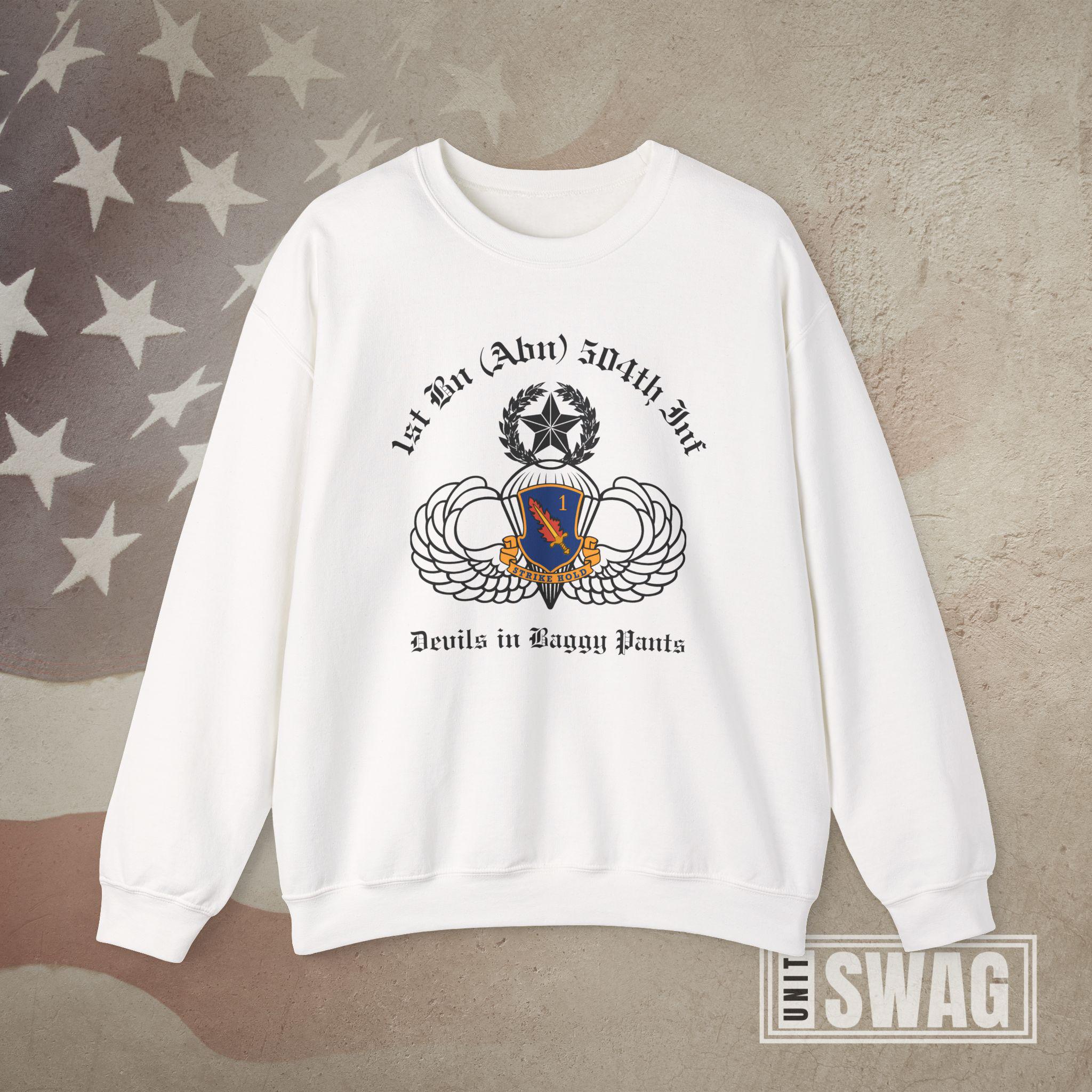 1-504th Infantry Regiment, Sweatshirt, PIR, Red Devils, 82nd