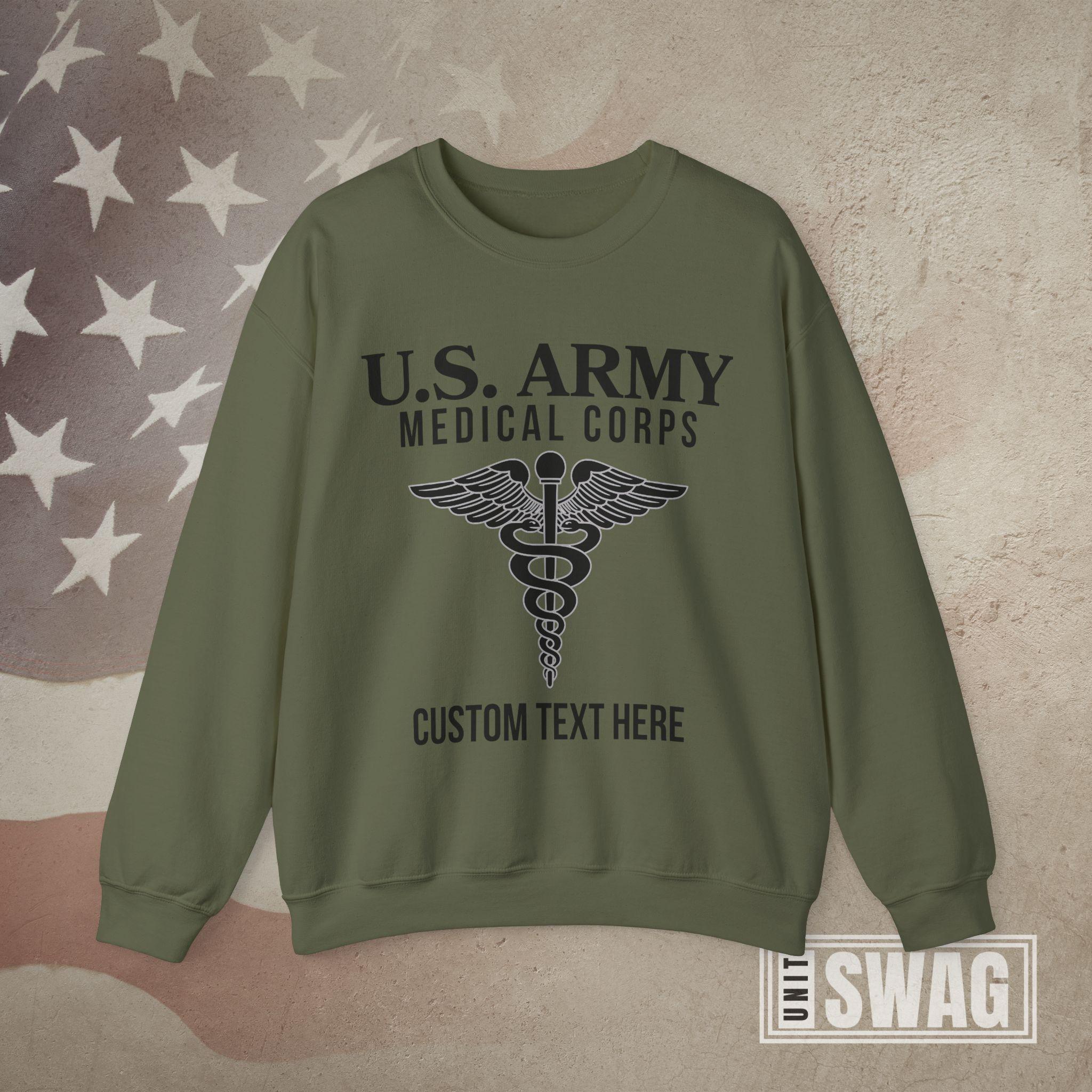 Medical Corps, Sweatshirt, Personalized, Combat, Medic, Nurse