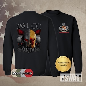 264th CC 27th EN BN, Sweatshirt, Spartans, Heavy Blend Crewneck