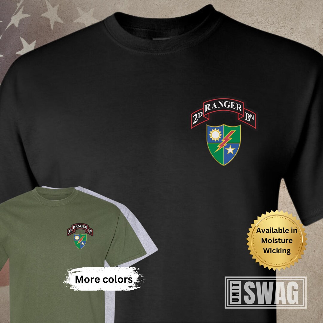 2/75 Ranger Battalion Scroll & DUI RLTW Sua Sponte Softstyle T-shirt - Etsy