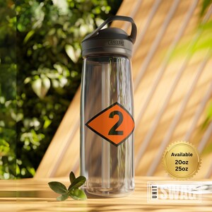 2nd Ranger Battalion, Water Bottle, 2nd BN, 75th Ranger Regiment, Distinctive Unit Insignia, Sua Sponte, RLTW, US Army, Veteran, Gift