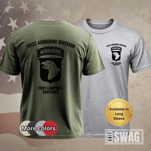 101st Airborne Division, T-Shirt, Screaming Eagles, Fort Campbell, Kentucky, Air Assault, US Army, Veteran, Military, Gift, shirt, tshirt