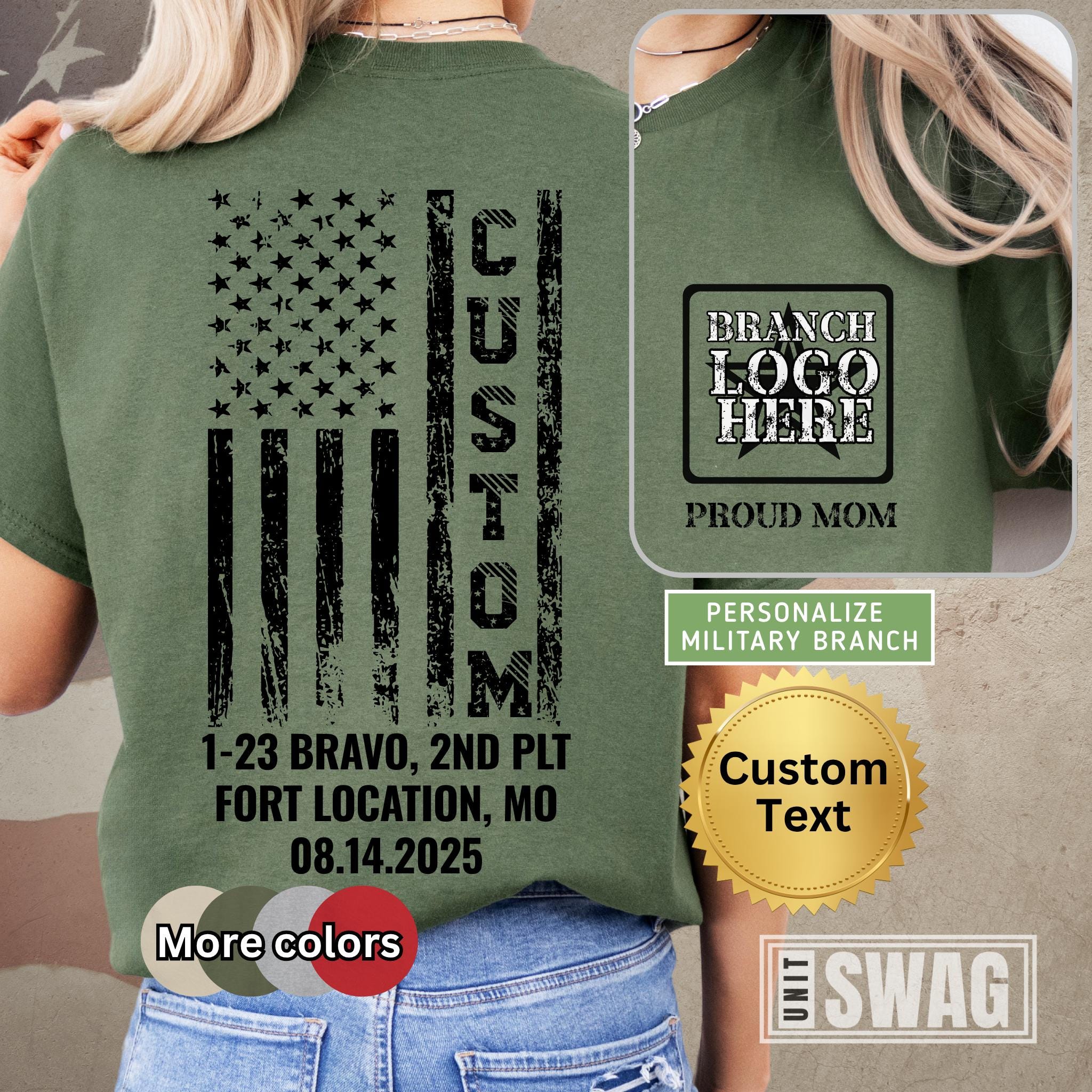 Basic Training Graduation Shirt Custom Boot Camp Graduation Shirt Custom Shirts for Army Family Day personalized company and platoon 14