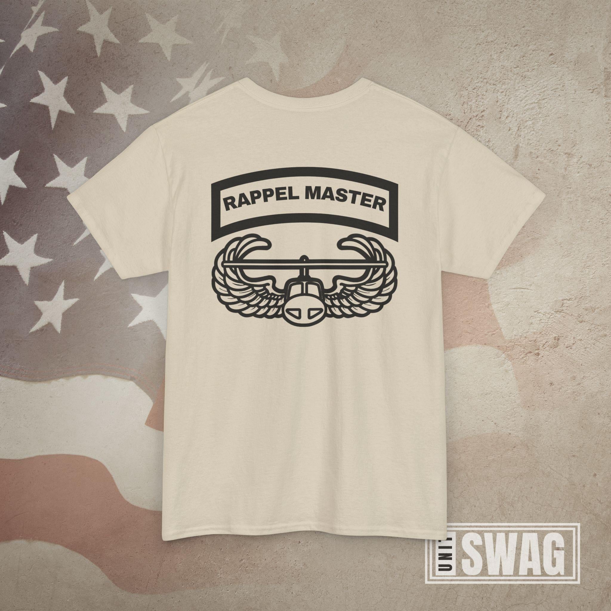 Rappel Master, T-shirt, Rappel Master School, Air Assault, Instructor ...