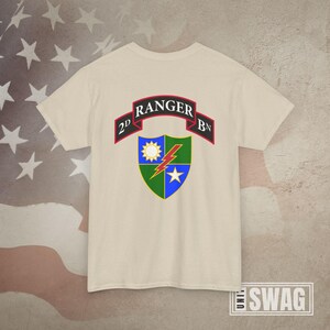 2/75 Ranger Battalion Diamond & DUI T-shirt | Front and Back Logo ...
