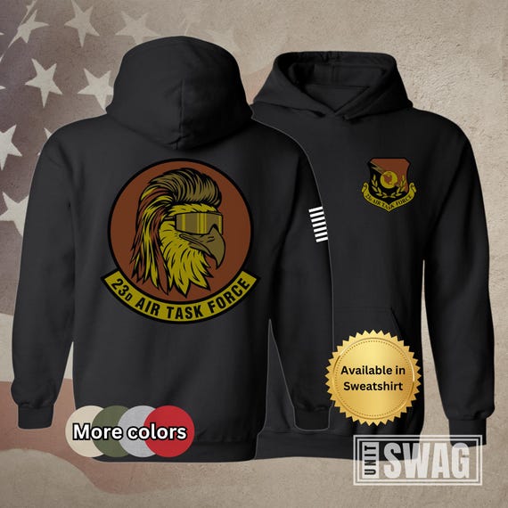 23 ATF, Hoodie, 23d Air Task Force, We Will Prevail, Unit Shirt, Heavy Blend Hooded Sweatshirt