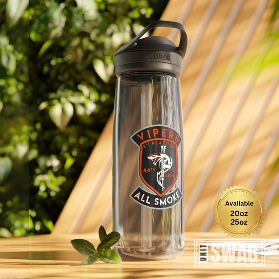 1 PLT, 44 ESB, Water Bottle, Vipers, 44th, Expeditionary Signal, Battalion, Enhanced, CamelBak Eddy®, Unit Swag, Military, Veteran, Gift