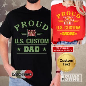 Personalized Military Family Shirt Boot Camp Shirts Proud Army Family Shirts Customizable Graduation Shirt Graduation Gift Army Bootcamp