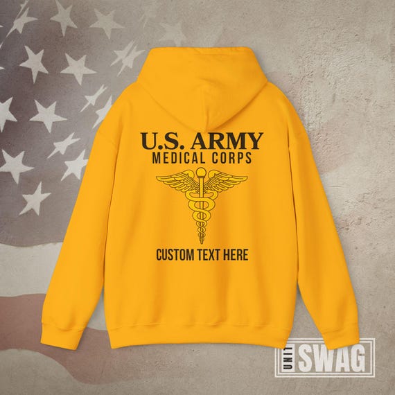 Medical Corps, Hoodie, Combat Medic, 68W, Custom, Personalized