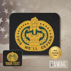 US ARMY Drill Sergeant Mouse Pad, Military drill instructor mousepad, Drill Sergeant gift ideas , Drill Sergeant, National Guard, RSP, Gift