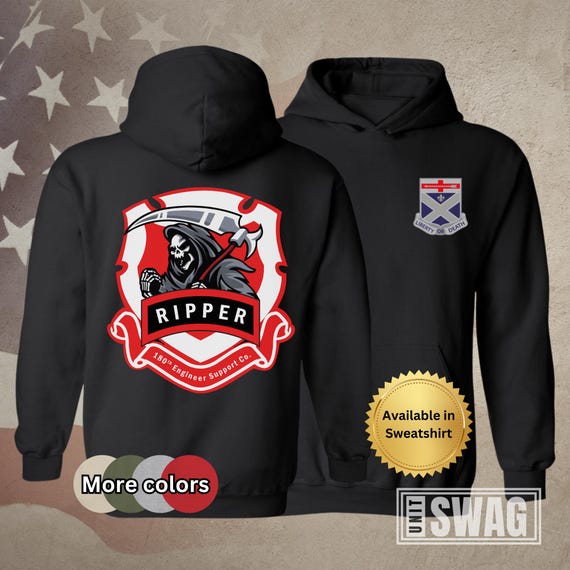 180 ESC, Hoodie, Engineer Support Company, Ripper, 276 Engineer Battalion