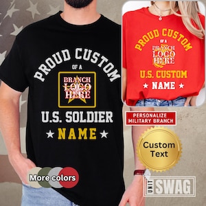 Personalized Matching Family Day T-Shirt Custom Military Bootcamp Graduation Shirt Military Family Day Grad Shirt Military Mom Tee 22