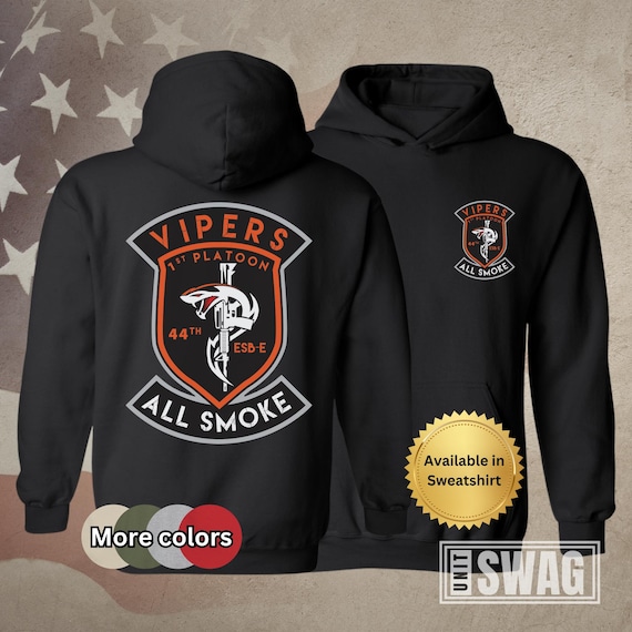 1 PLT, 44 ESB, Hoodie, 44th, Expeditionary Signal, Battalion, Enhanced, Unit Shirt, Heavy Blend Hooded Sweatshirt